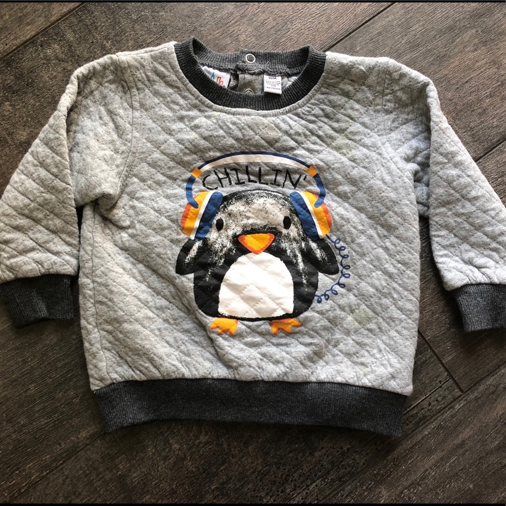 Toddler pullover sweatshirt without hood
